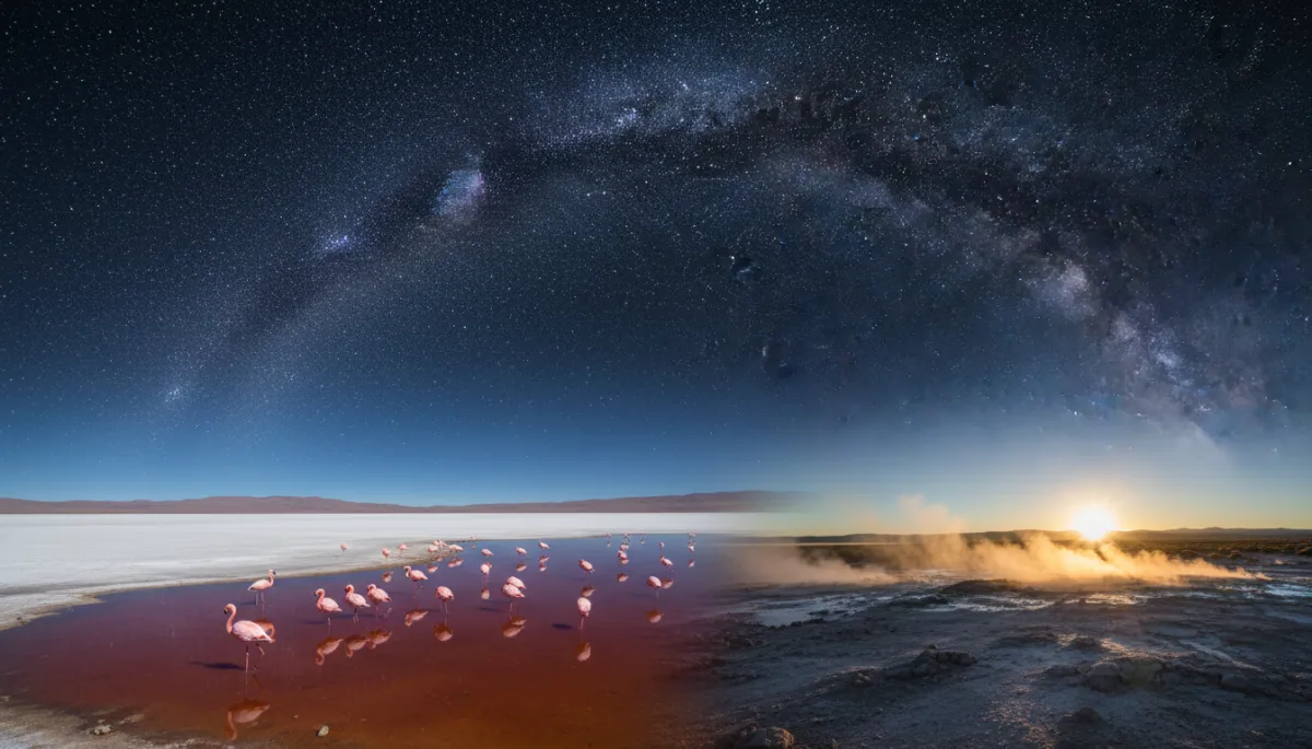 Altiplano boliviano: sal y estrellas