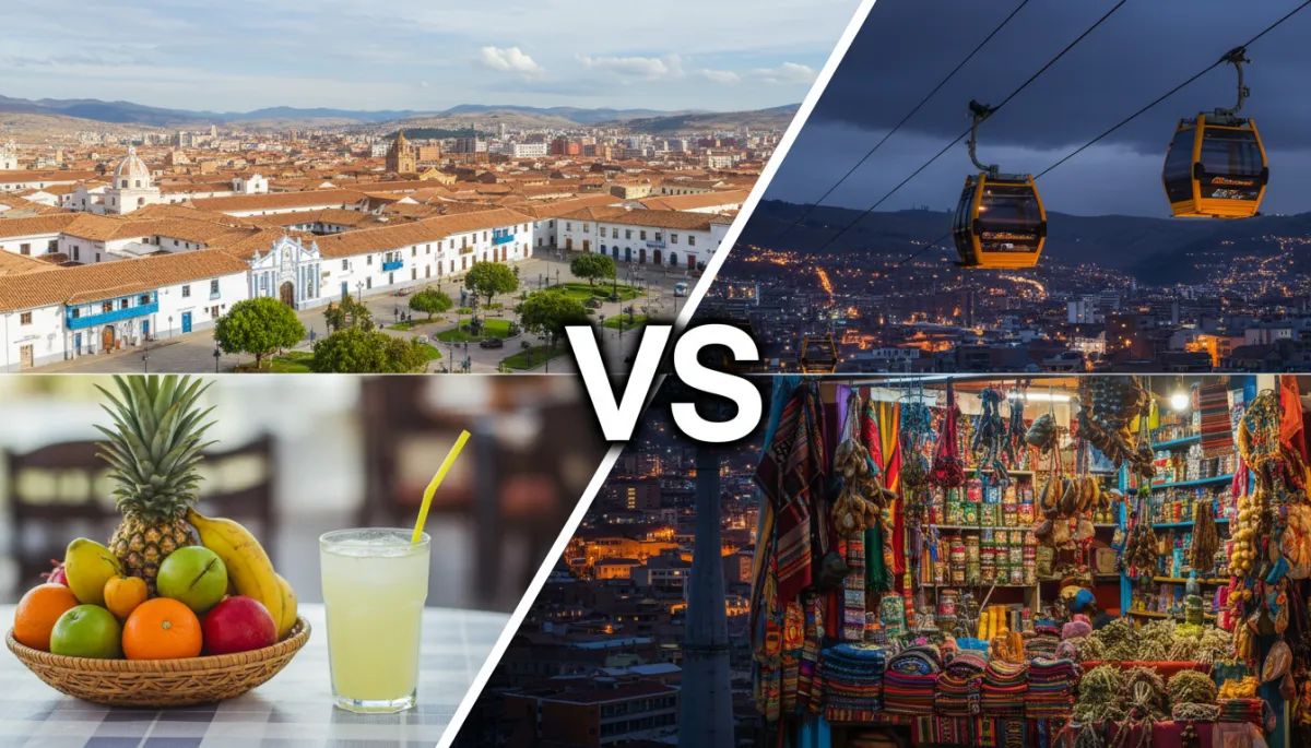 Sucre vs La Paz: dos capitales de Bolivia
